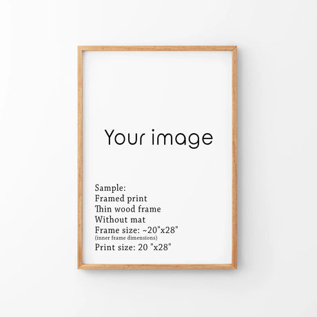 Printing Service. Custom Framed Prints. Printed and Shipped