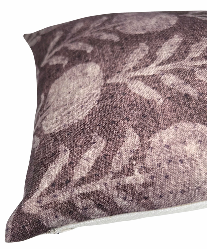 Zinnia Pillow Cover in Berry, McLaurin + Piercy Textiles
