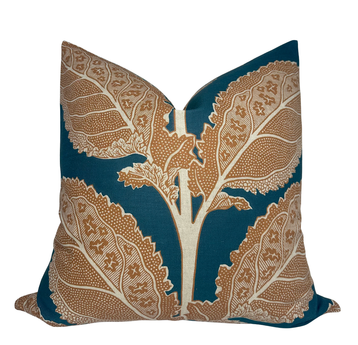 Lacinato Pillow Cover in Ochre + Mineral