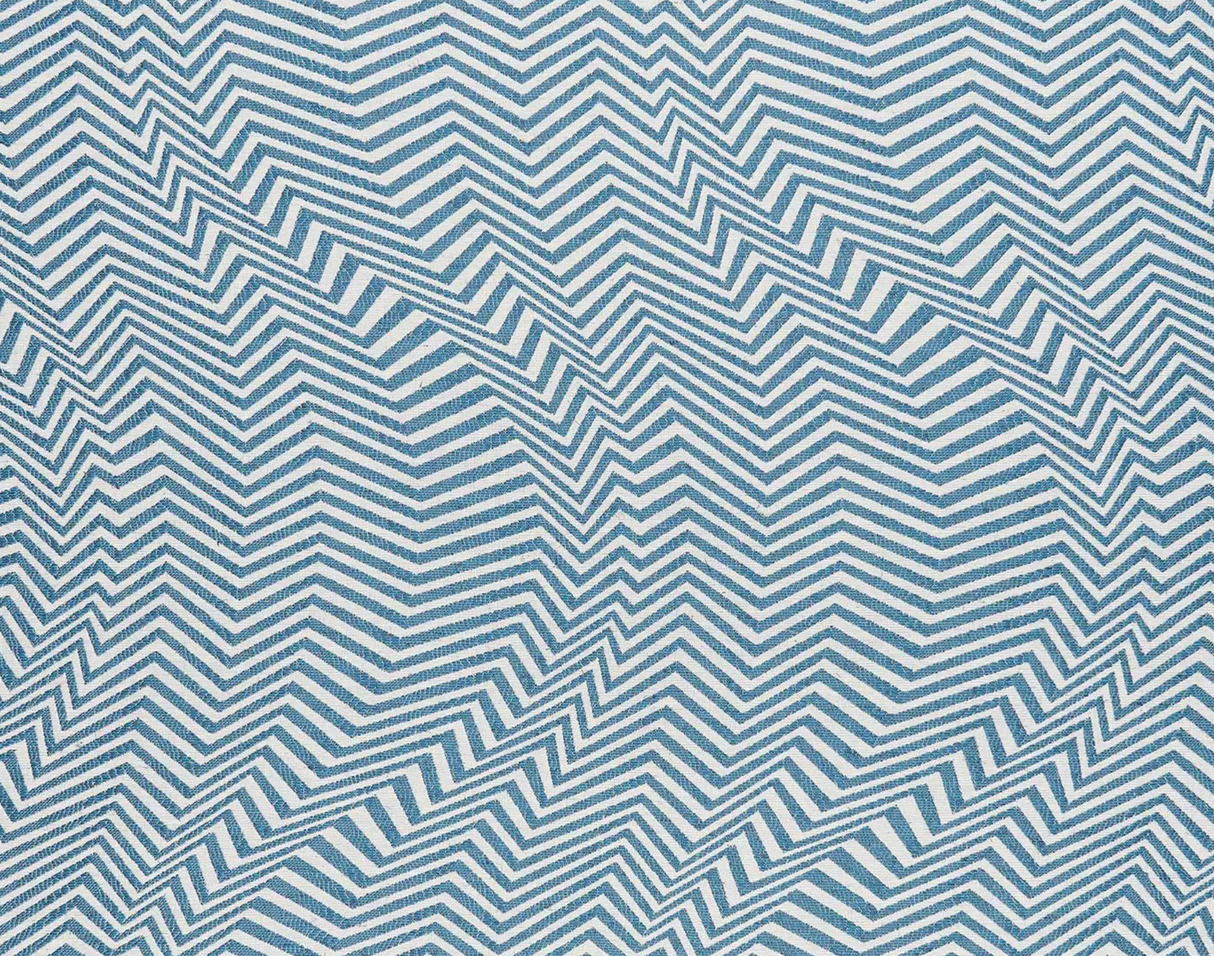 Sea Swell Pillow Cover in Blue, Jennifer Shorto Textiles