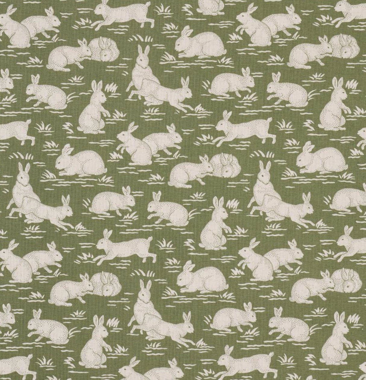 Cottontails Pillow Cover in Sage Green, Schumacher Textiles