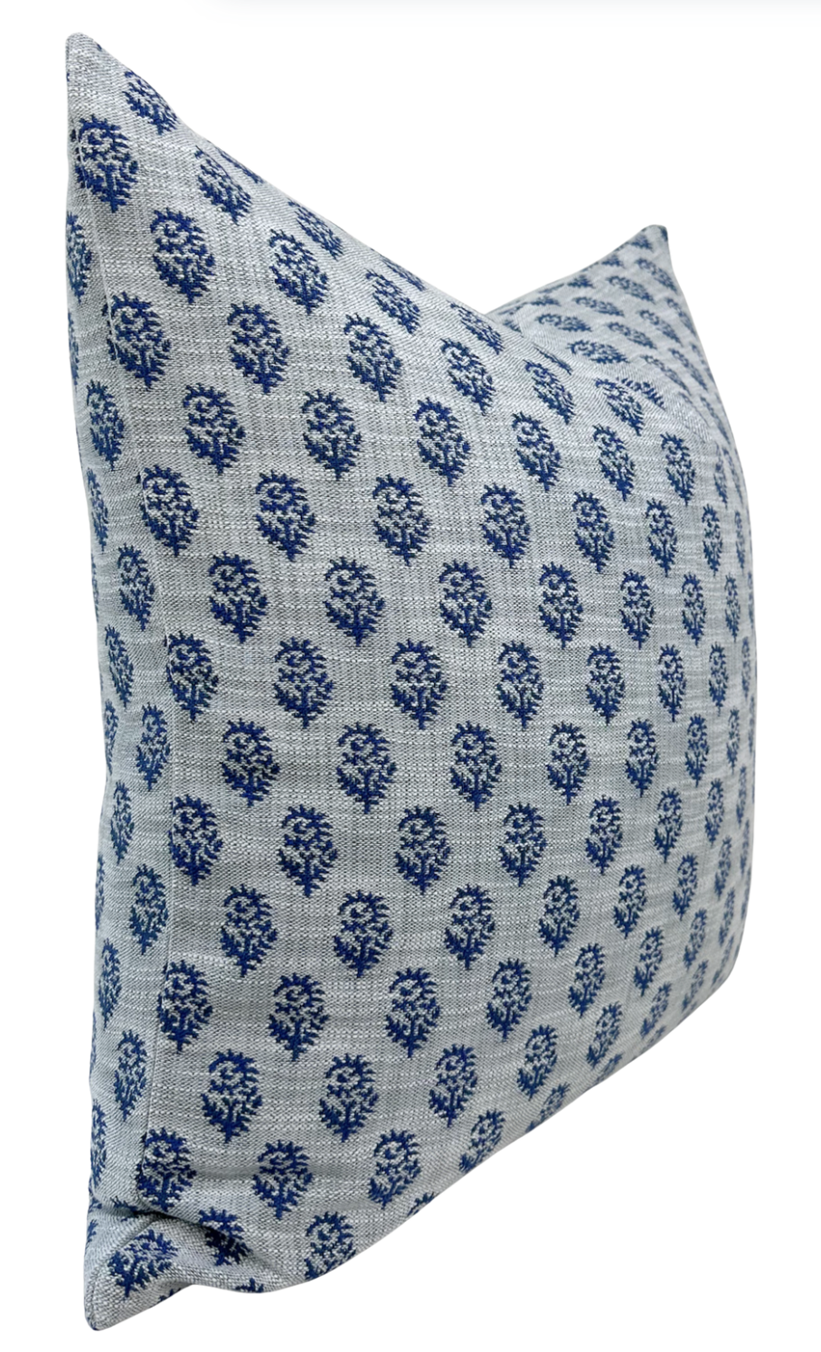 Rajmata Woven Pillow Cover in Blue, Indoor/Outdoor Pillows, Peter Dunham Textiles