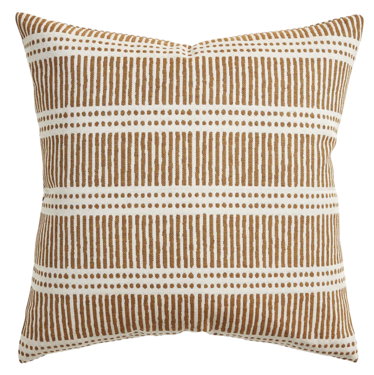 Dash Dot Pillow Cover in Rattan, Walter G Pillows, Decorative Throw Pillows