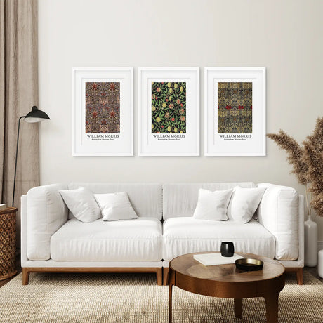 William Morris 3 Piece Wall Art Set Home Decor