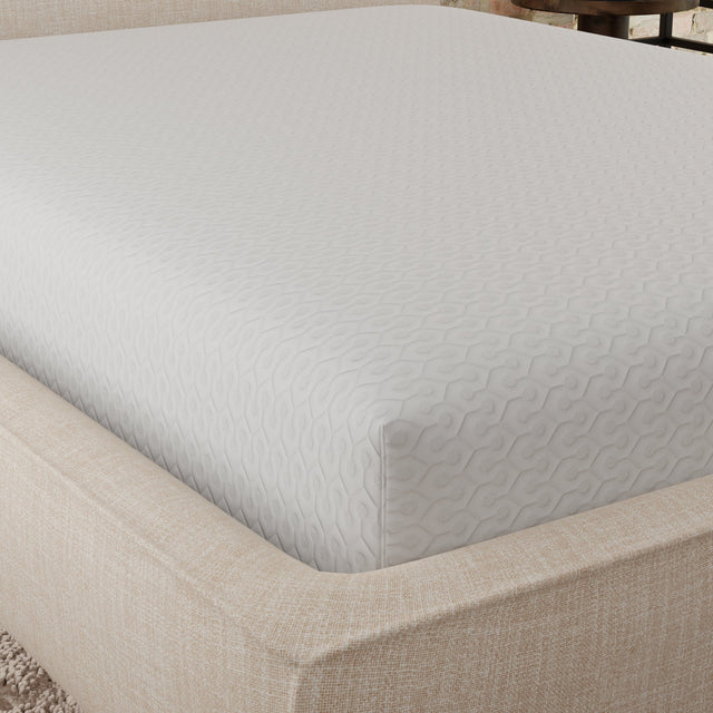 Snow-soft-circular-poly-knit-with-heiq-cooling-water-resistant-mattress-protector-Mattress-Protectors