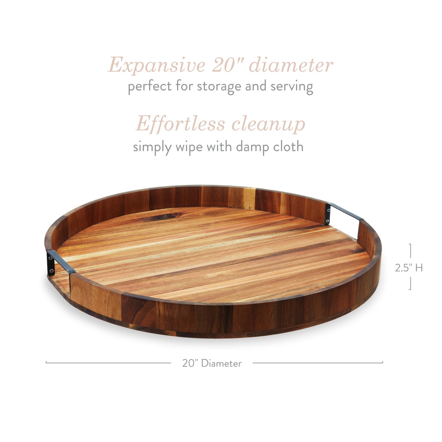 Acacia Lazy Susan