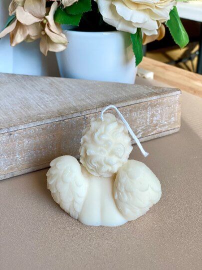 Angel Soy Wax Candle - Handcrafted Decorative Gift for Home and Soul, Perfect for Relaxation