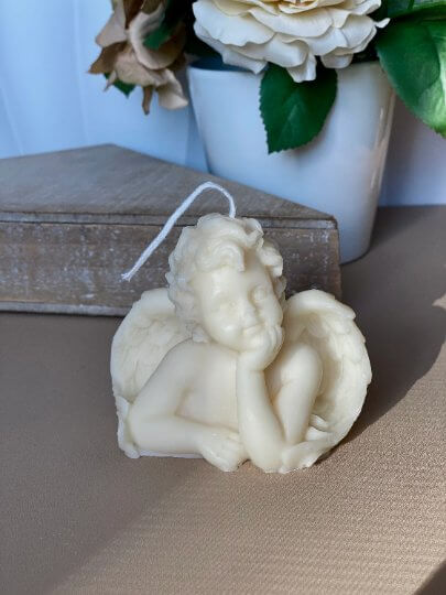 Angel Soy Wax Candle - Handcrafted Decorative Gift for Home and Soul, Perfect for Relaxation