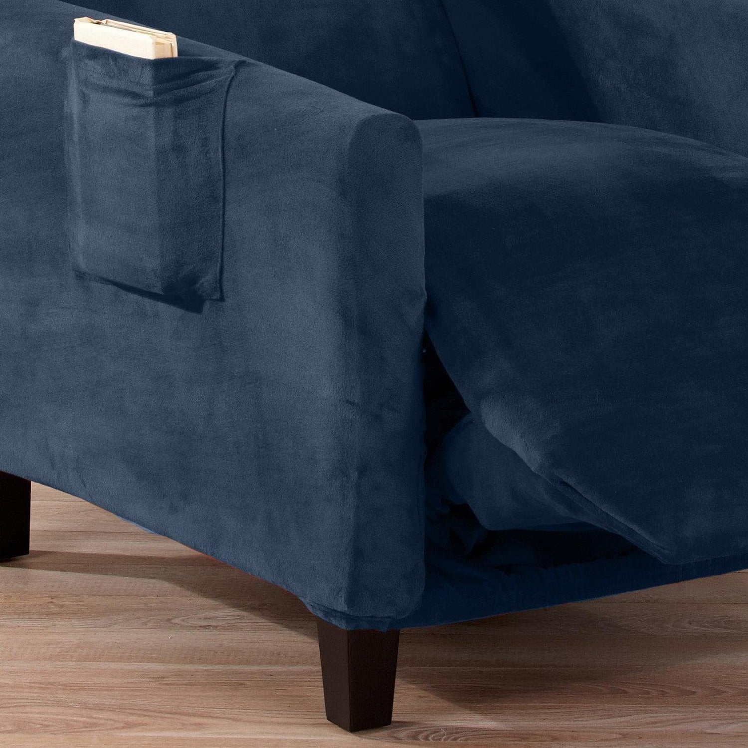 Velvet Stretch Slipcover - Gale Collection