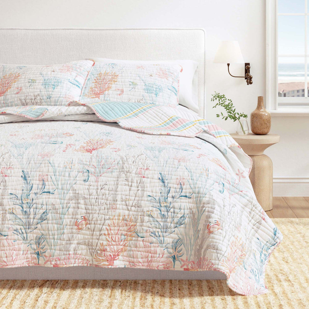 Coastal Coral Reef Quilt Set - Caymen Collection