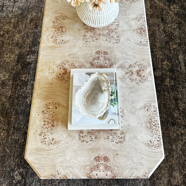 Burl Wood Coffee Table