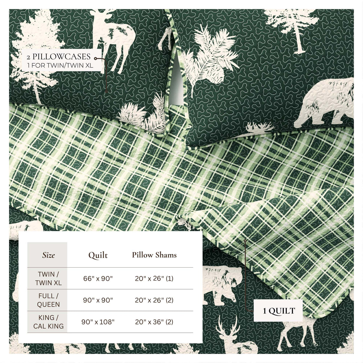 3-Piece Lodge Quilt - Rio Ridge Collection