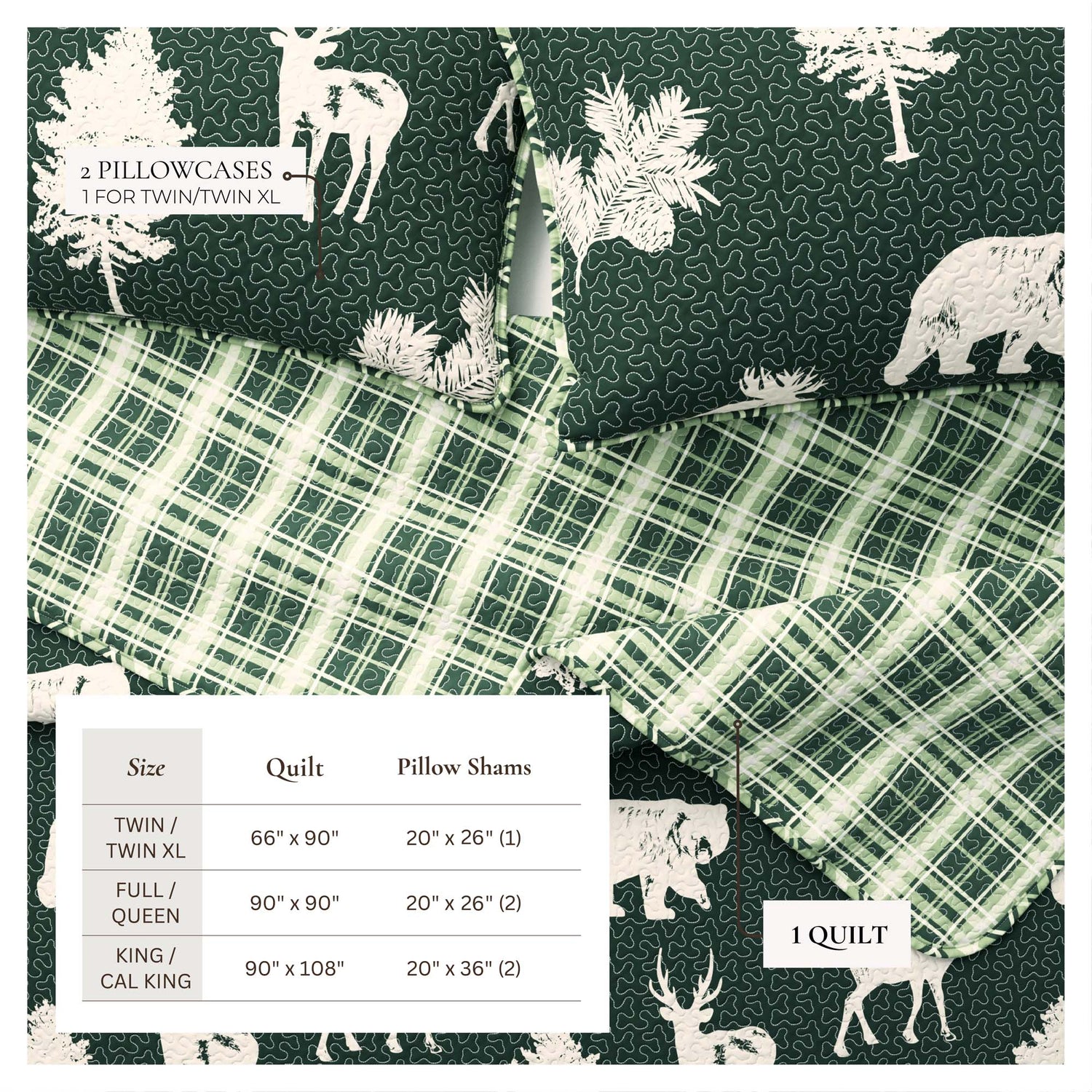 3-Piece Lodge Quilt - Rio Ridge Collection