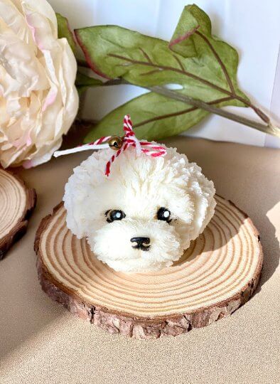 Cute Puppy Candle - Adorable Soy Wax Candle for Pet Lovers