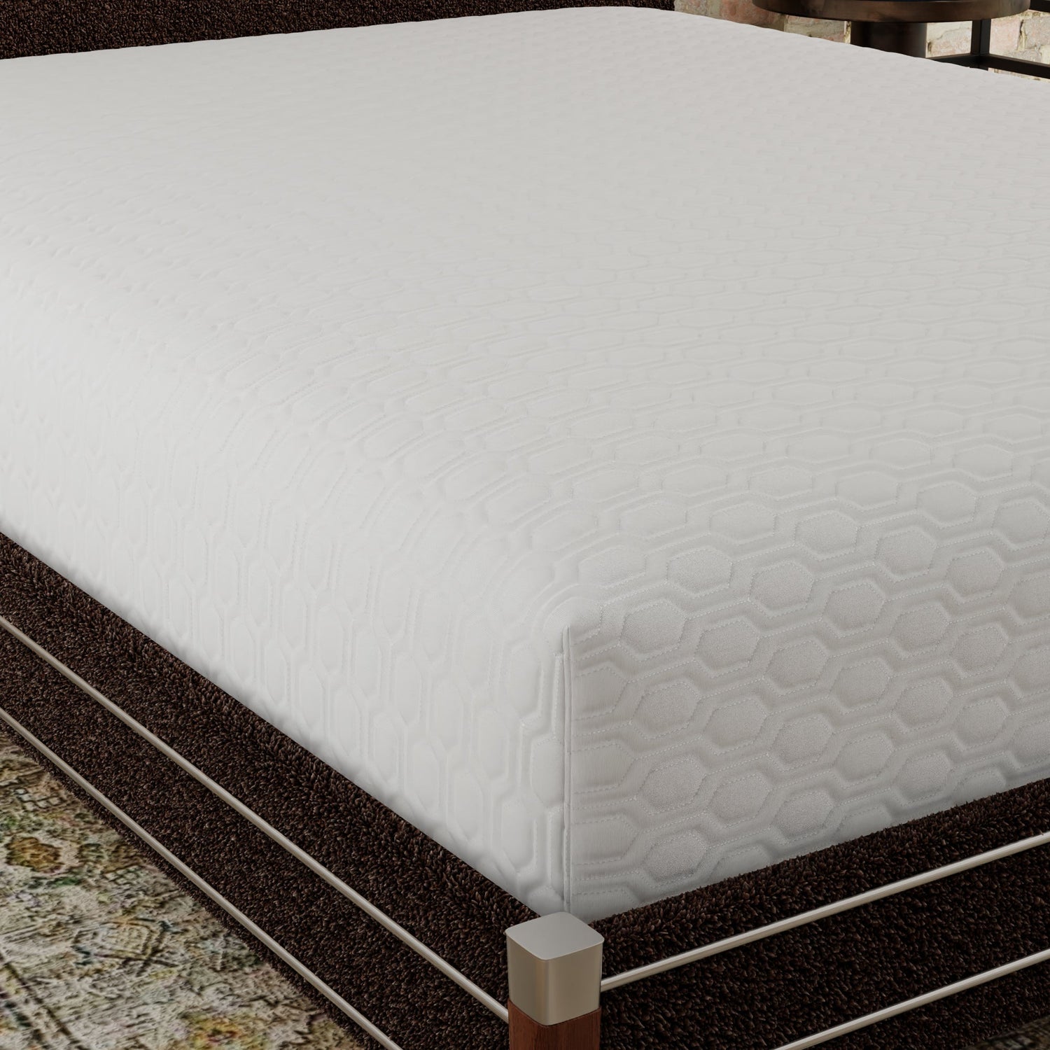 Ice ultra cool nylon ice with heiq cooling water resistant mattress protector