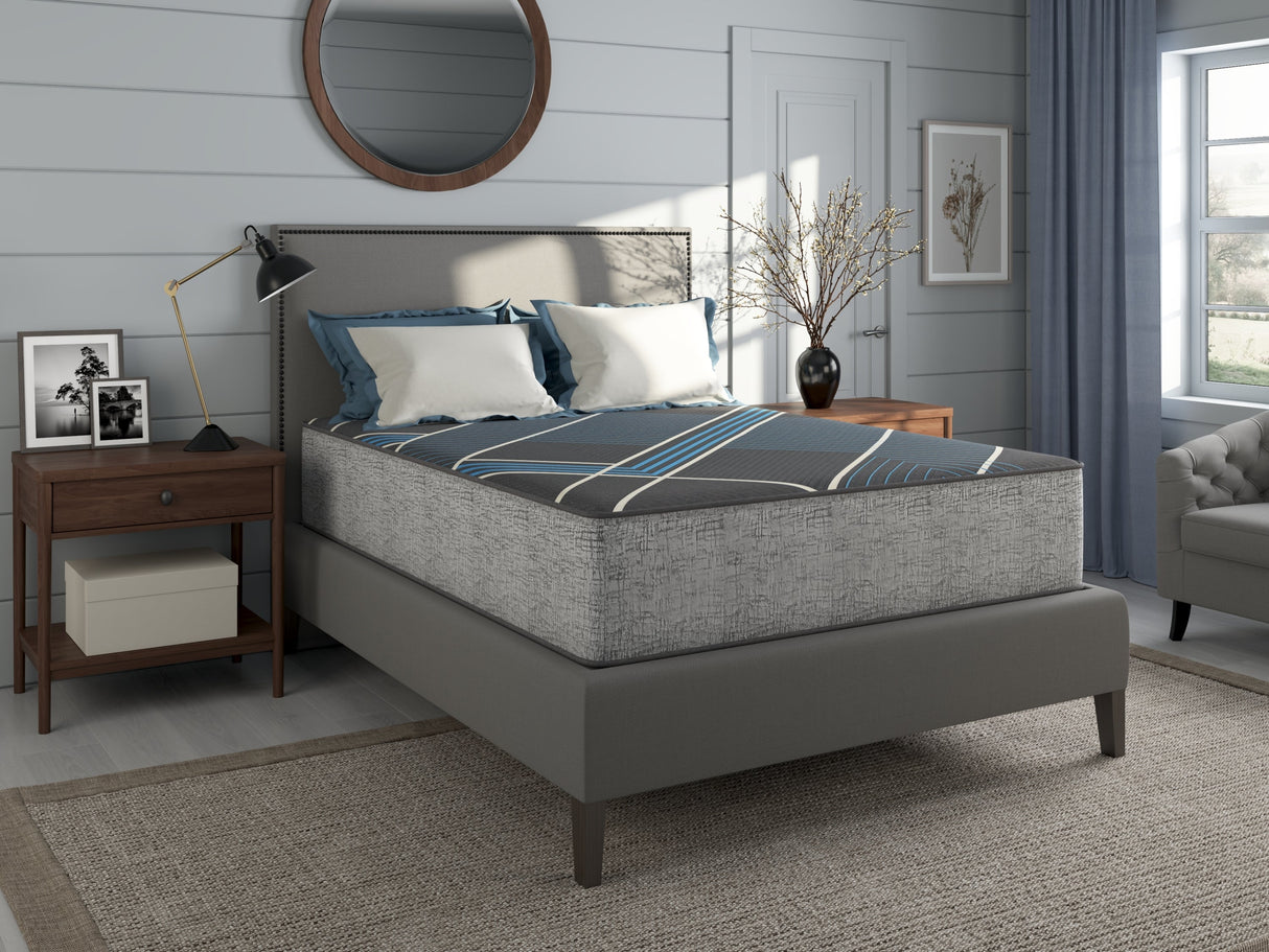 Tempagel by restonic 13' smooth top, lux firm mattress