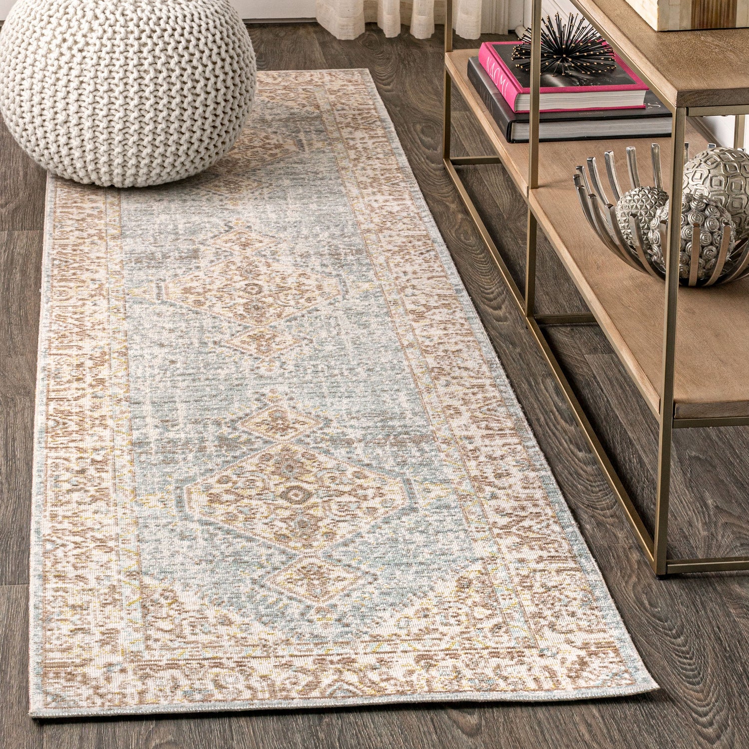Modern Tribal Medallion Area Rug