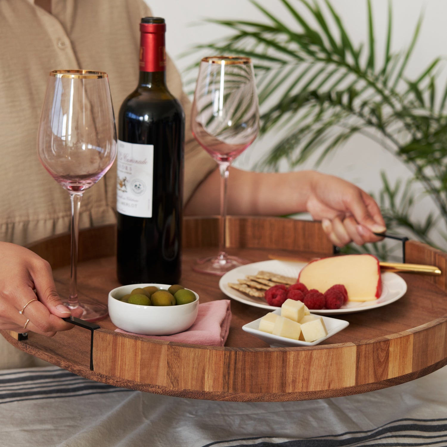 Acacia Lazy Susan
