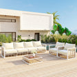 Modern-minimalist-7-piece-metal-patio-sectional-sofa-set,--with-thick-cushions-and-coffee-table-,-white-Outdoor-Furniture-Sets