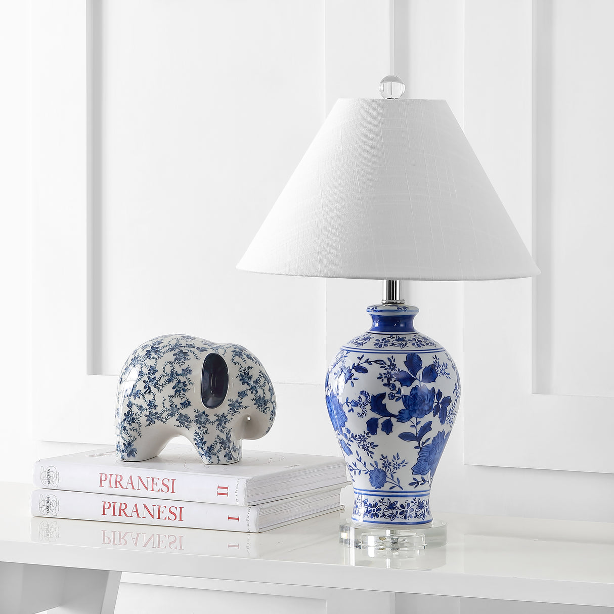 Ceramic/Crystal-Chinoiserie-Floral-LED-Table-Lamp-Table-Lamps