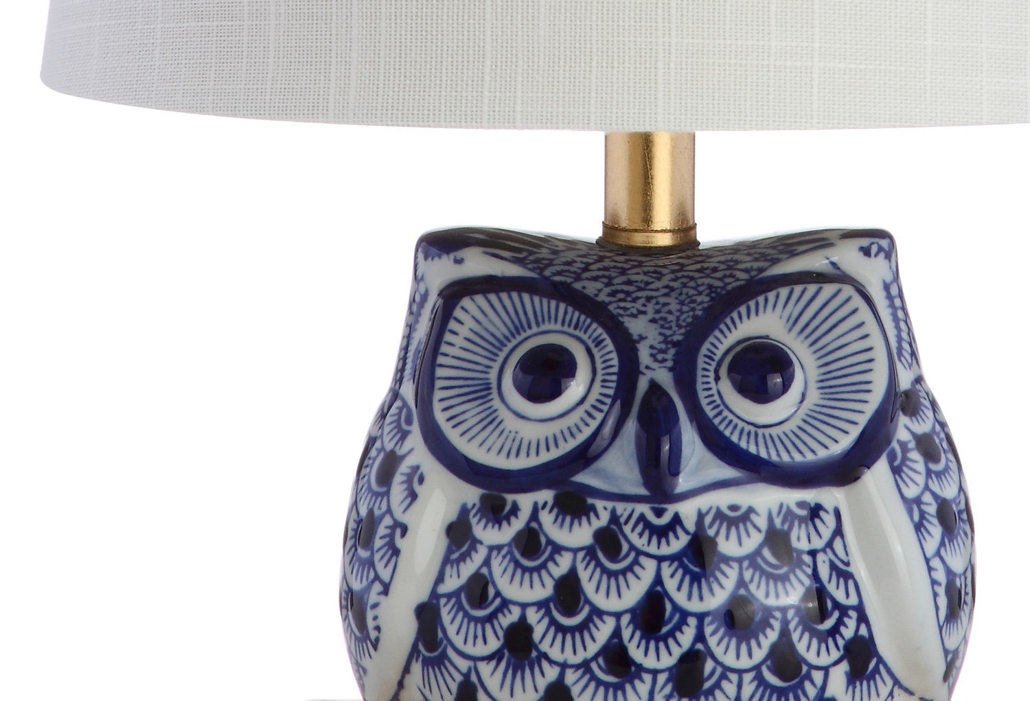 Blue Ceramic Mini LED Table Lamp