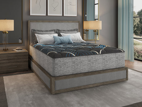 Restonic comfort care 14' hybrid mattress, individual pocketed coil mattress , medium comfort