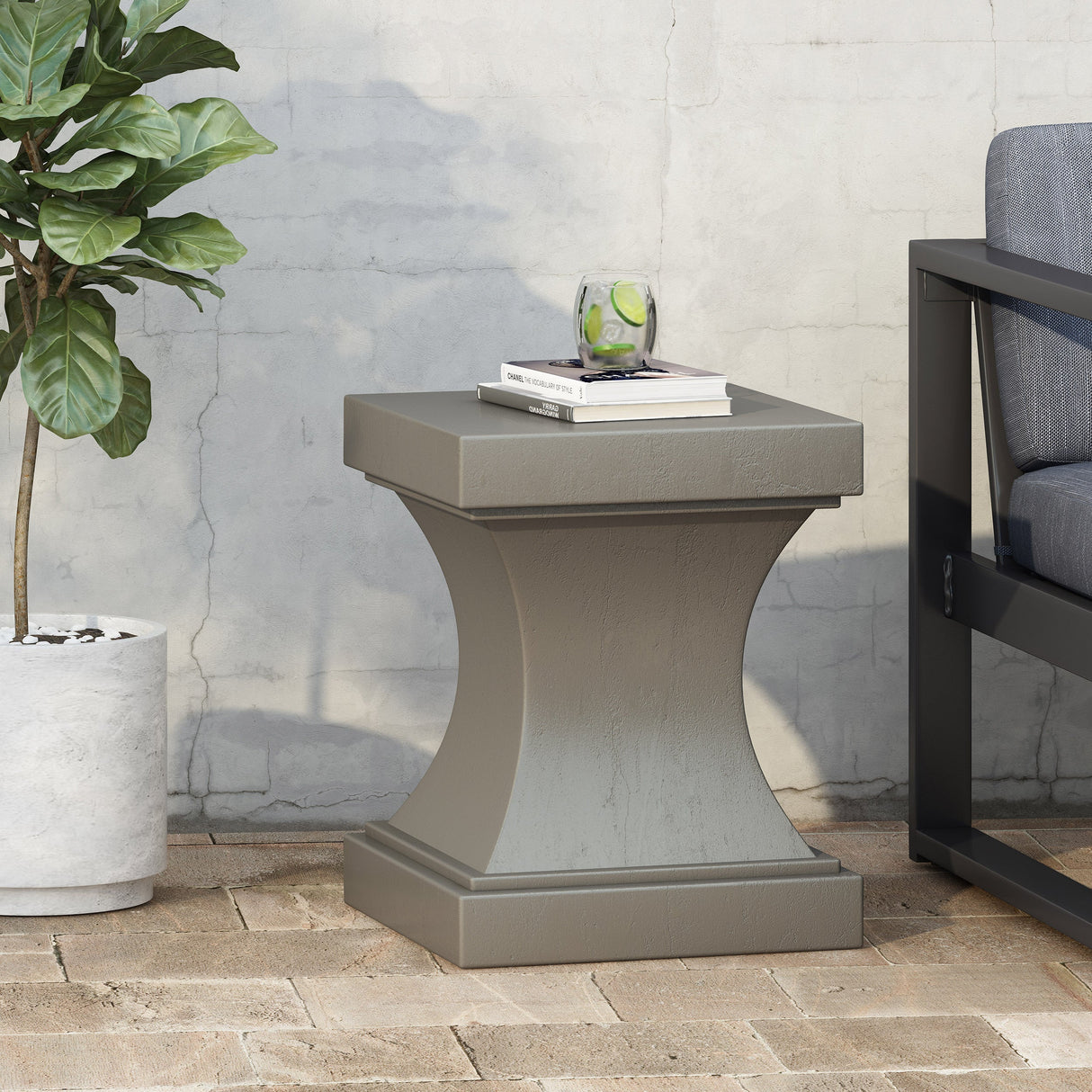 Athena outdoor side table