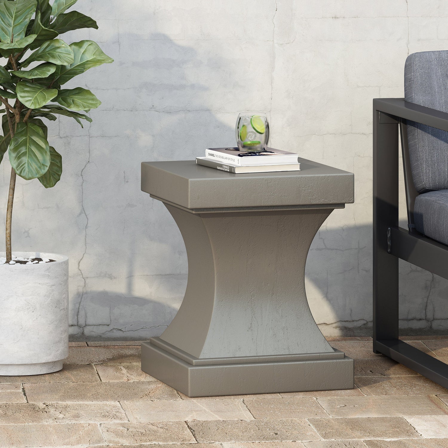 Athena outdoor side table