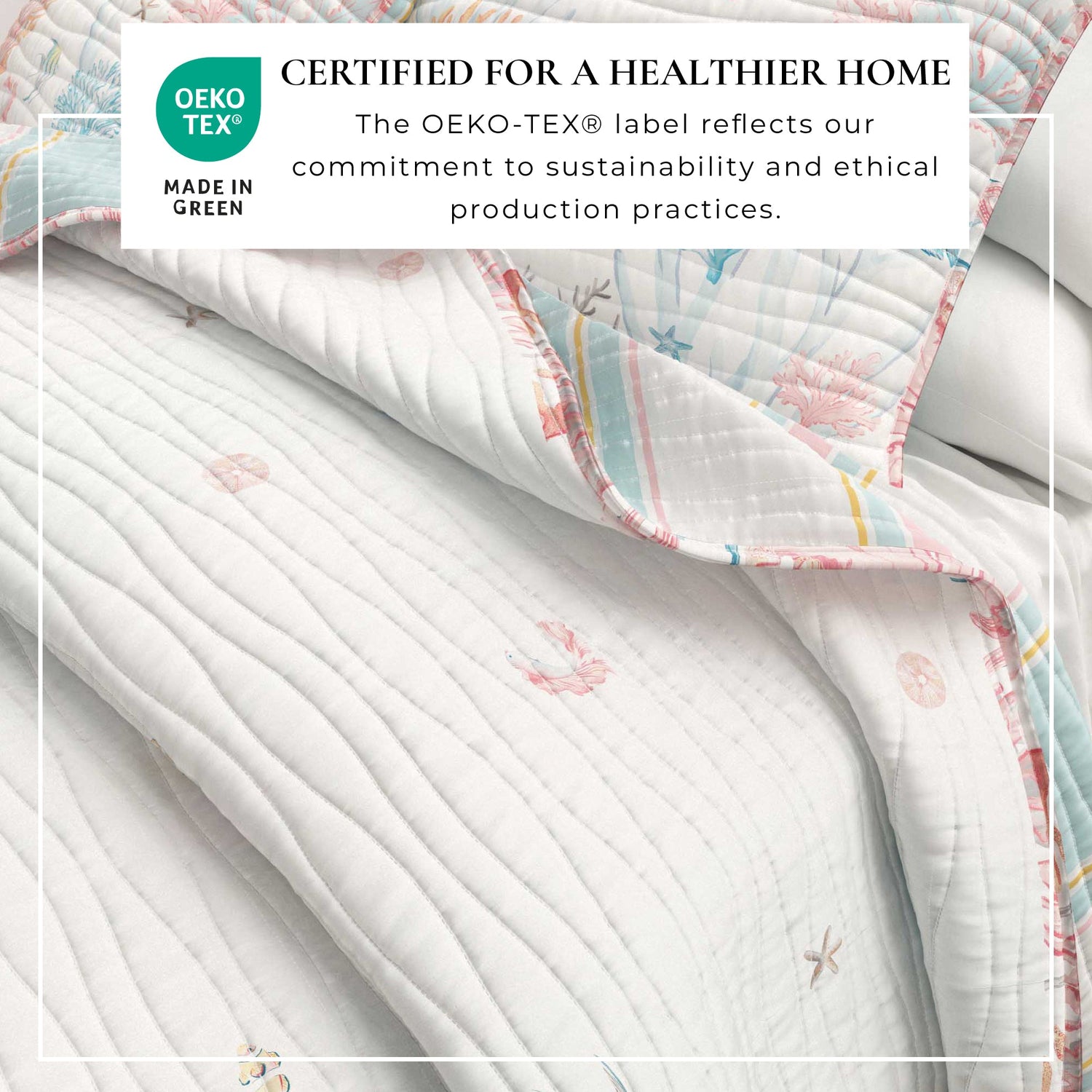 Coastal Coral Reef Quilt Set - Caymen Collection