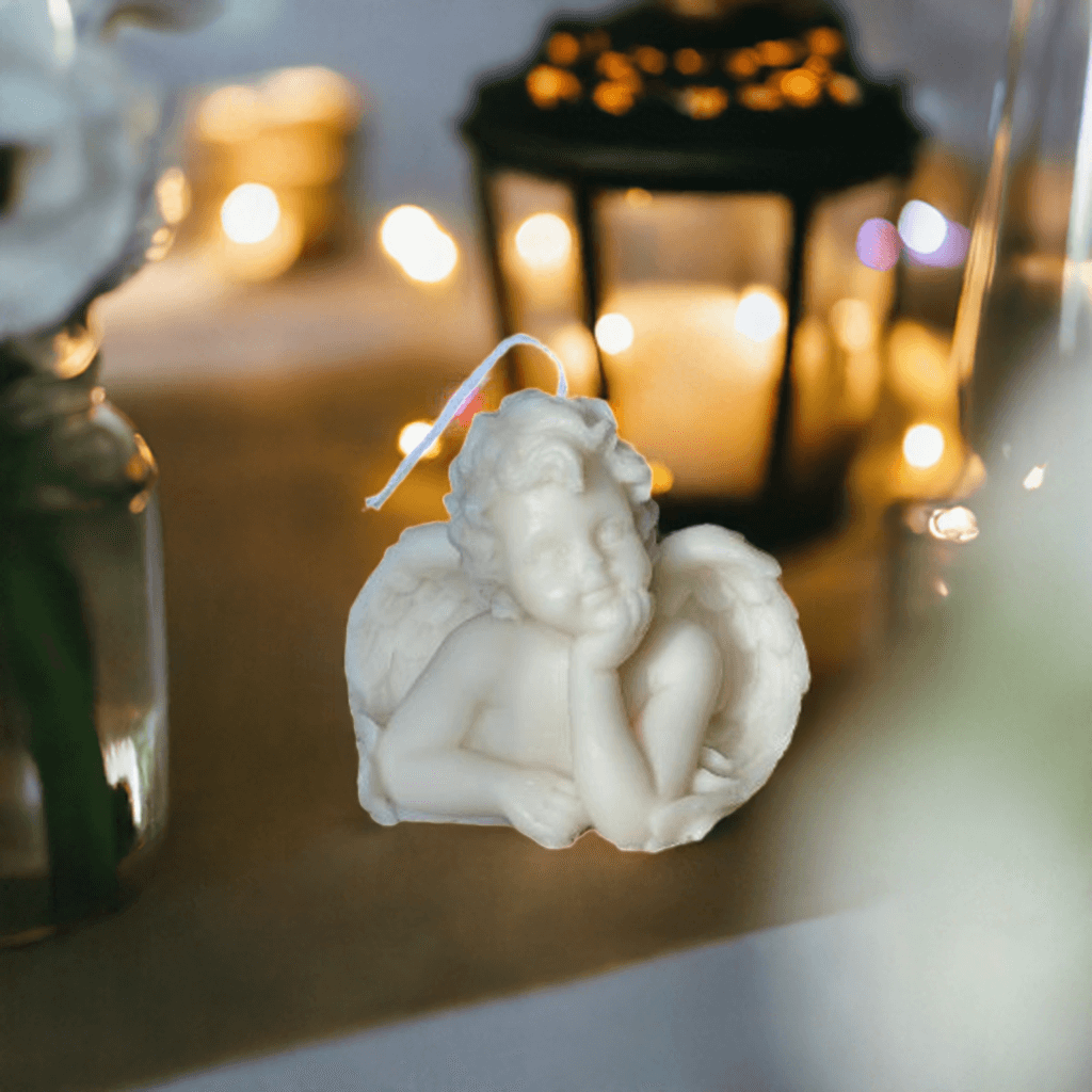 Angel Soy Wax Candle - Handcrafted Decorative Gift for Home and Soul, Perfect for Relaxation