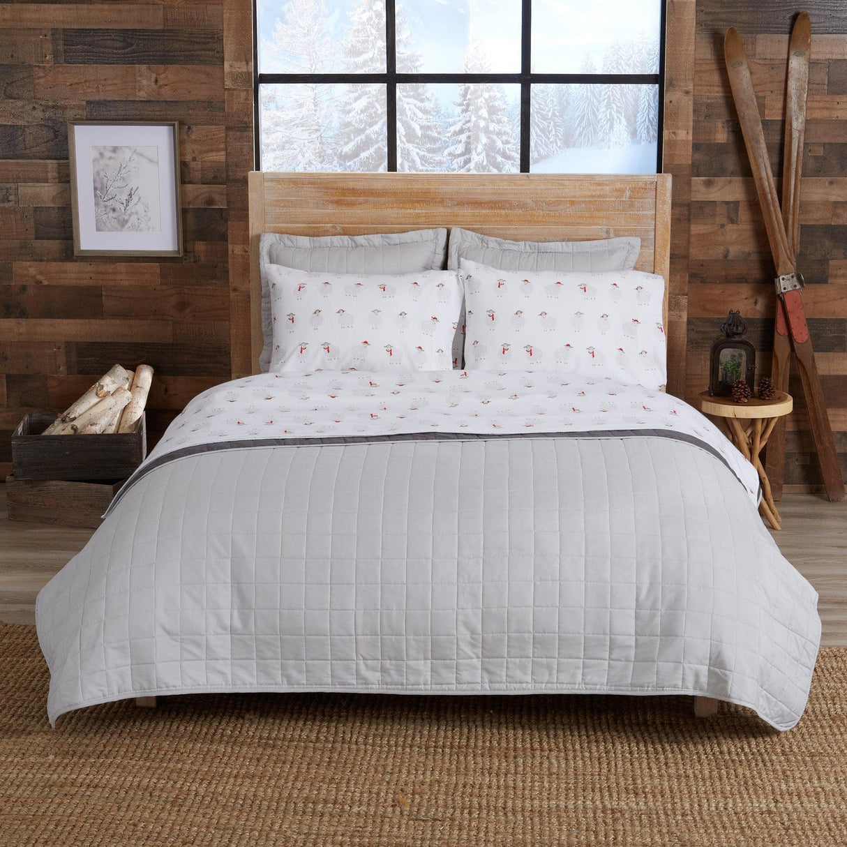 100% Turkish Cotton Flannel Sheet Sets - Boulder Collection