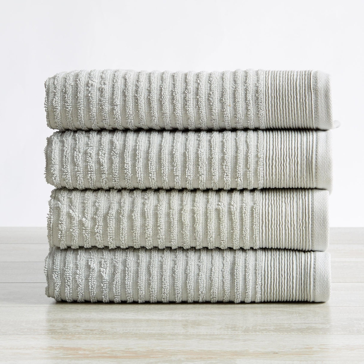 4 Pack Ribbed Hand Towels - Rori Collection