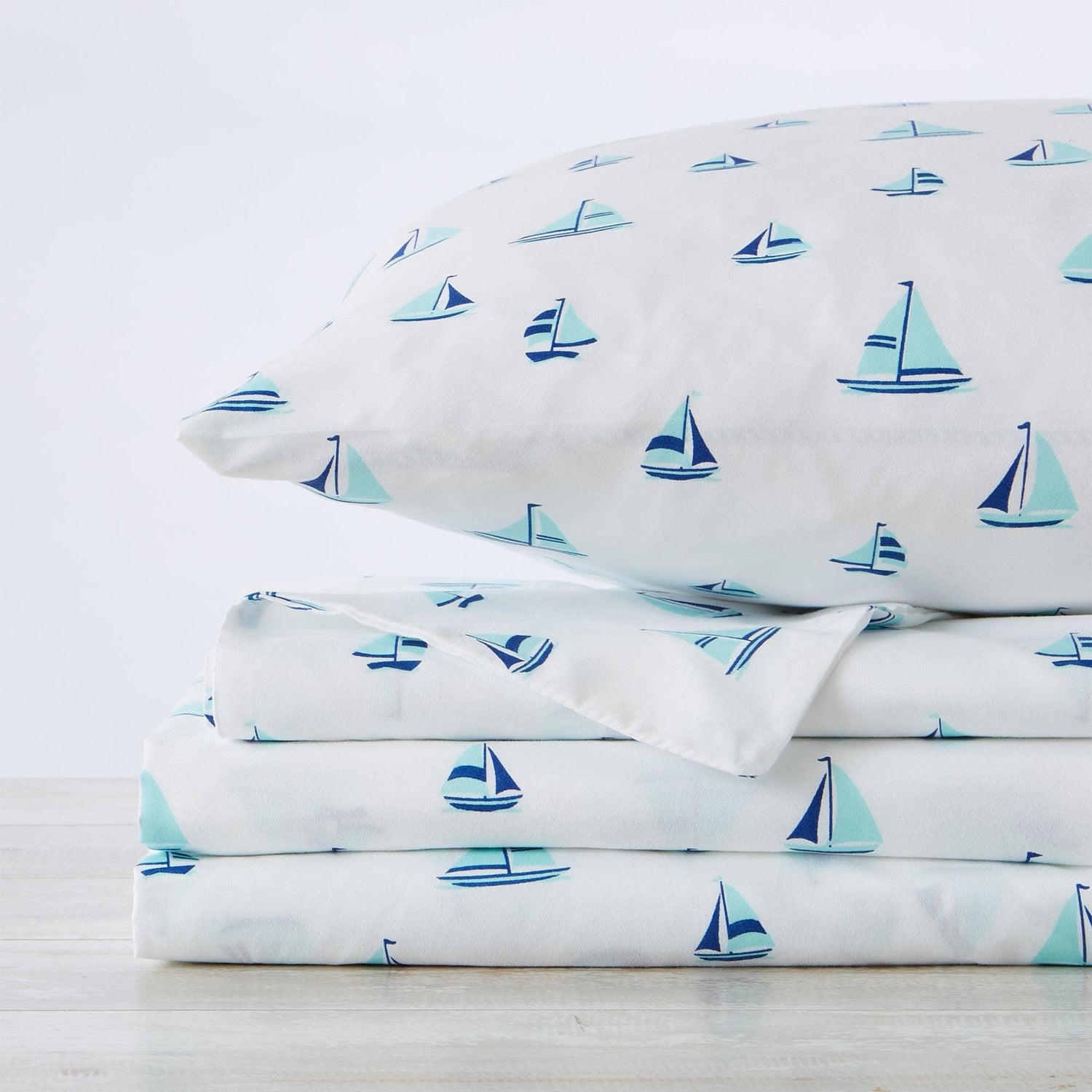 4-Piece Coastal Microfiber Sheet - Newport Collection