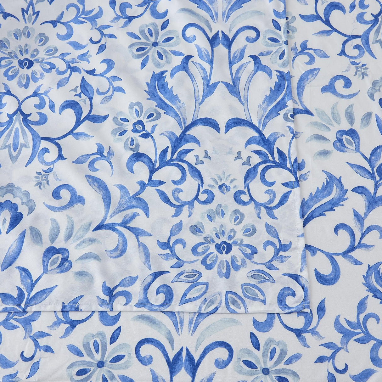 4 Piece Watercolor Floral Microfiber Sheet - Delia Collection