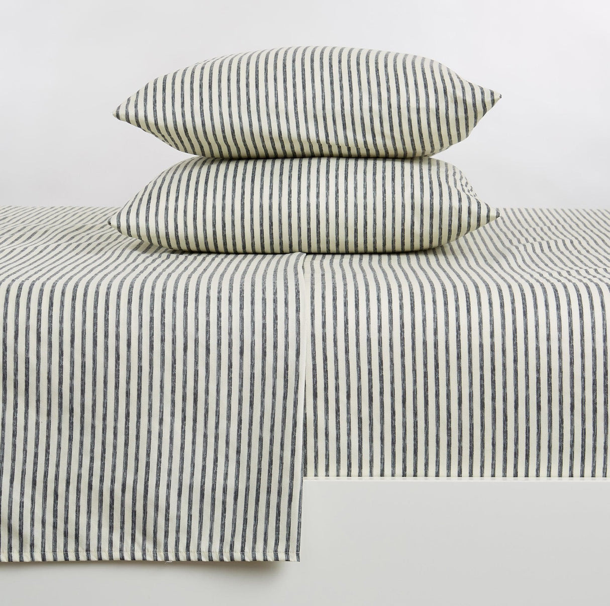Striped Microfiber Sheet Set - Evette Collection