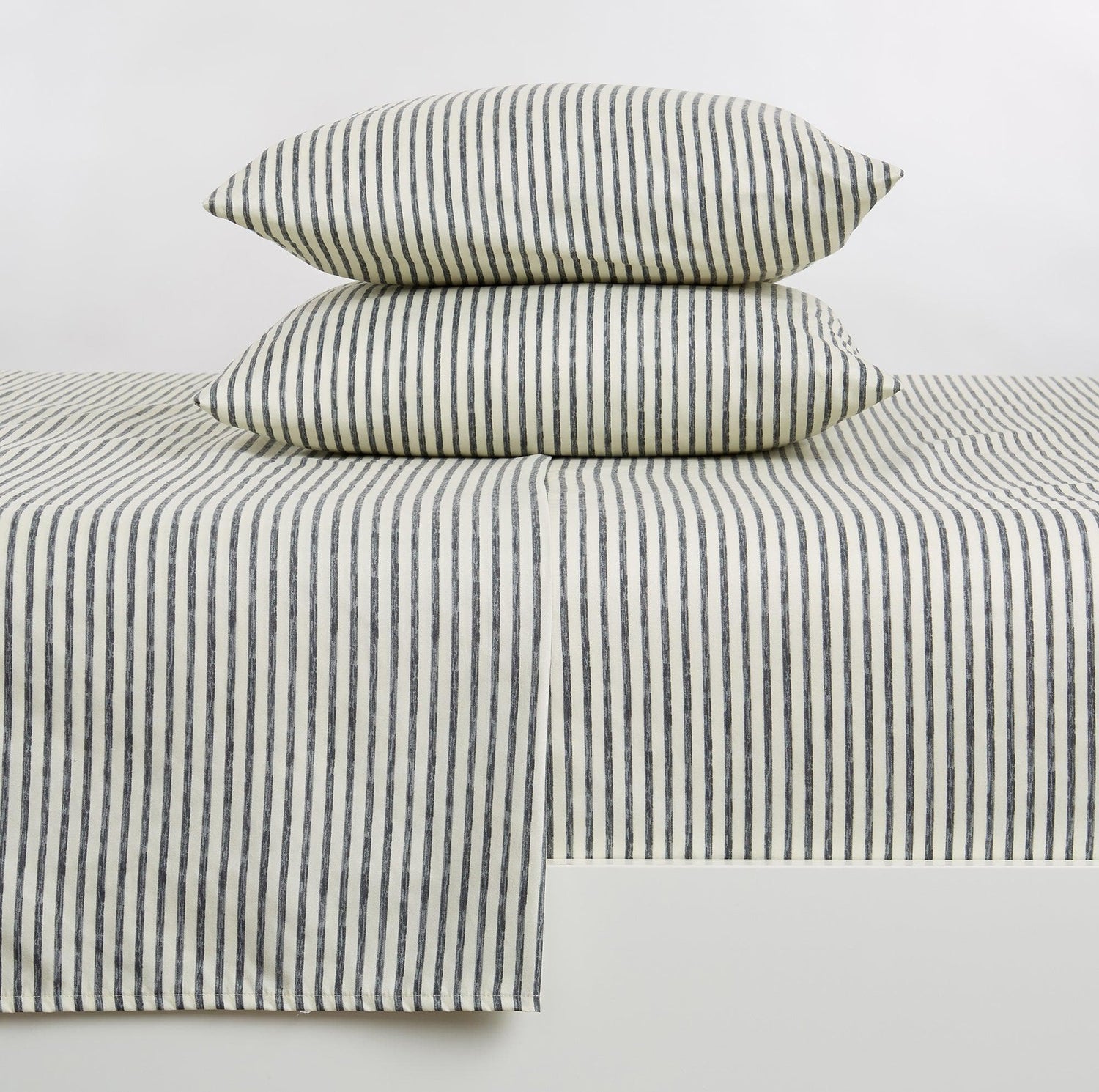Striped Microfiber Sheet Set - Evette Collection