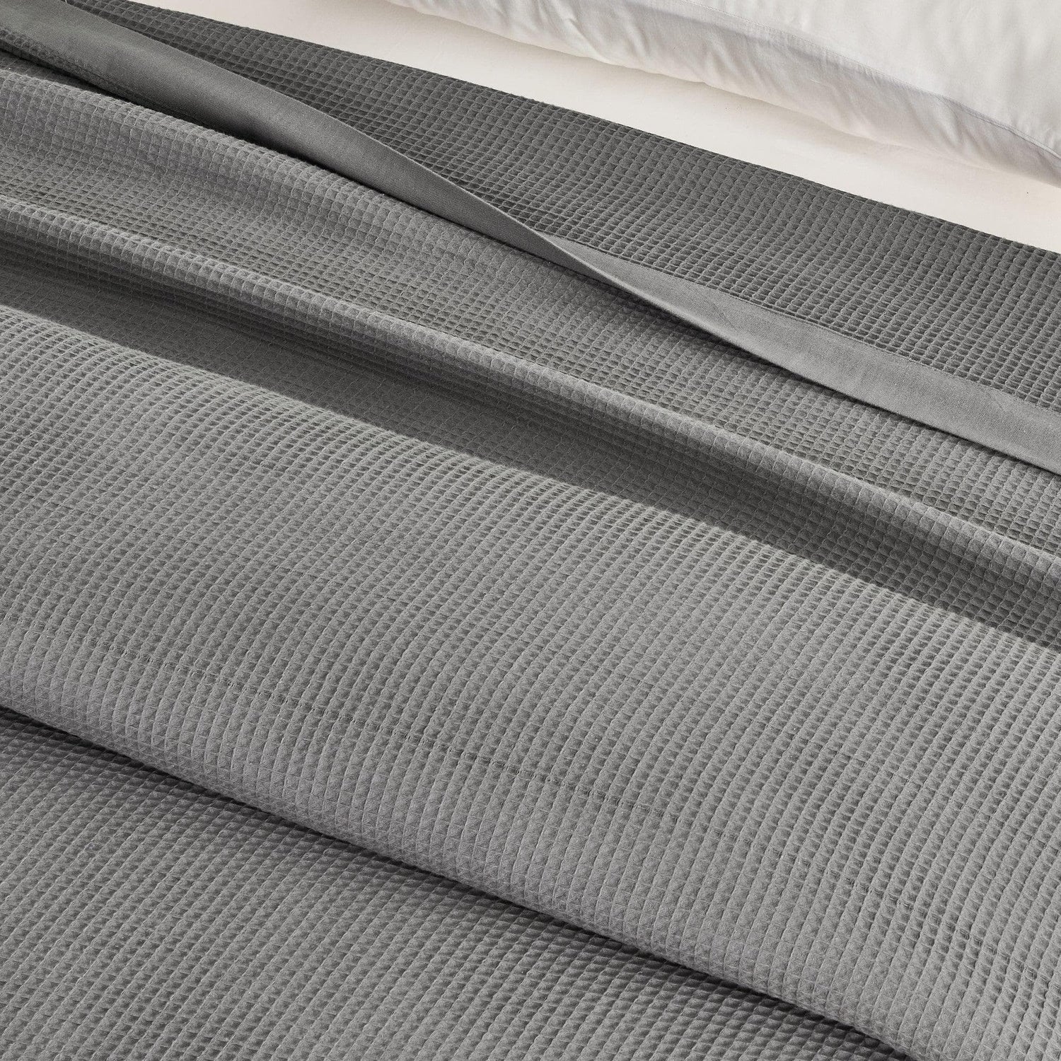 100% Cotton Small Waffle Weave Blanket - Hazel Collection