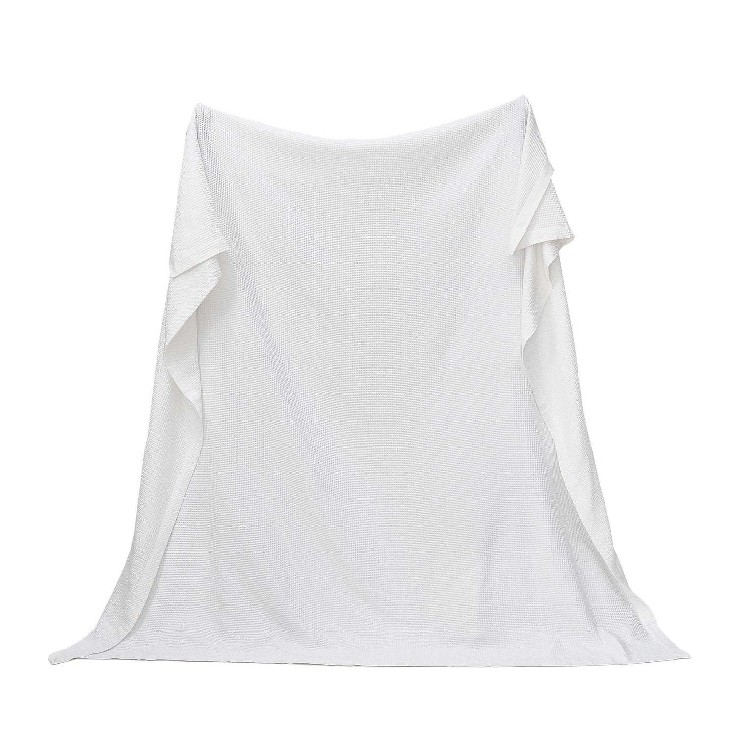 100% Cotton Small Waffle Weave Blanket - Hazel Collection