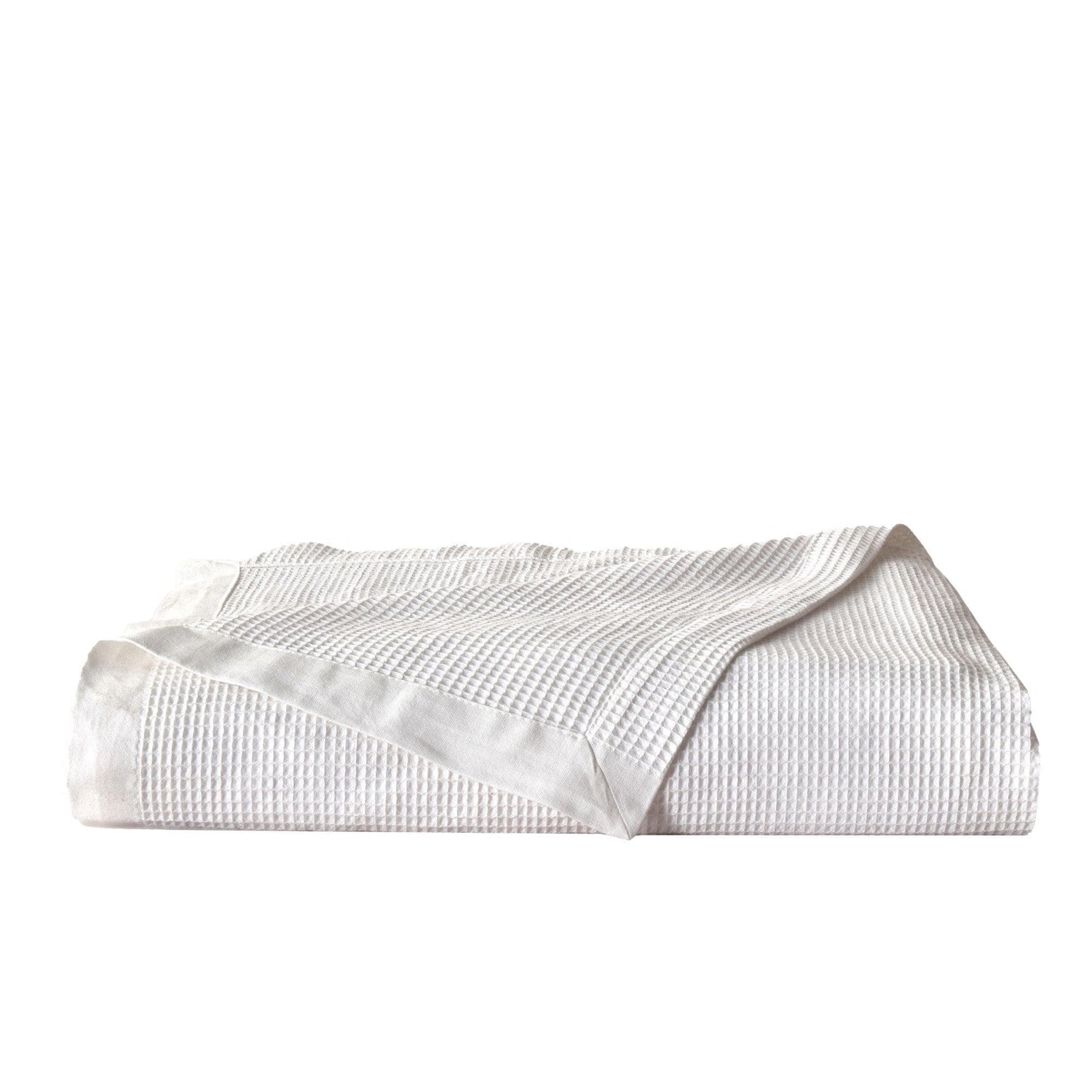 100% Cotton Small Waffle Weave Blanket - Hazel Collection