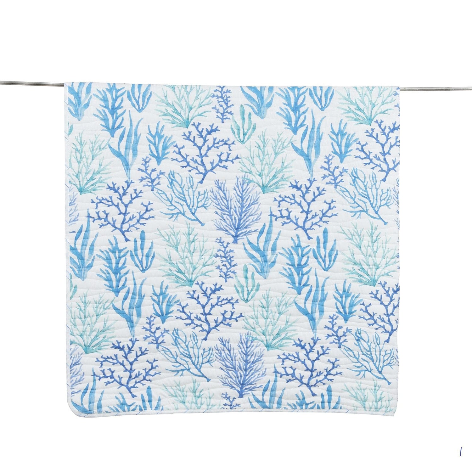 Blue Coral Quilt - Amelia Island