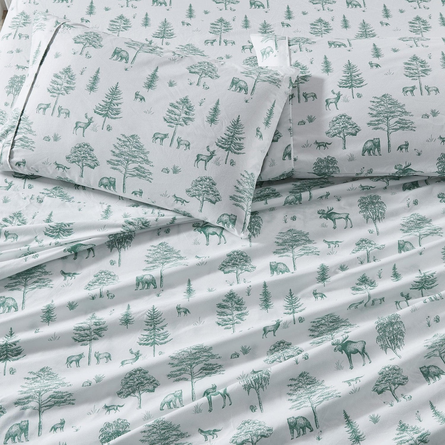 4-Piece Lodge Microfiber Sheet - Mountain Ridge Collection