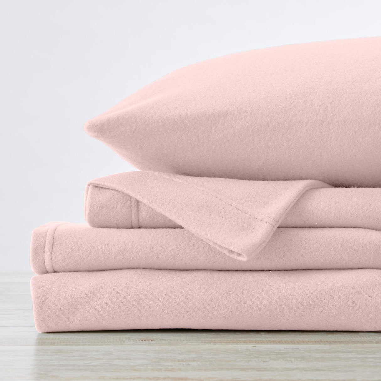 4-Piece Solid Fleece Sheet - Christina Collection