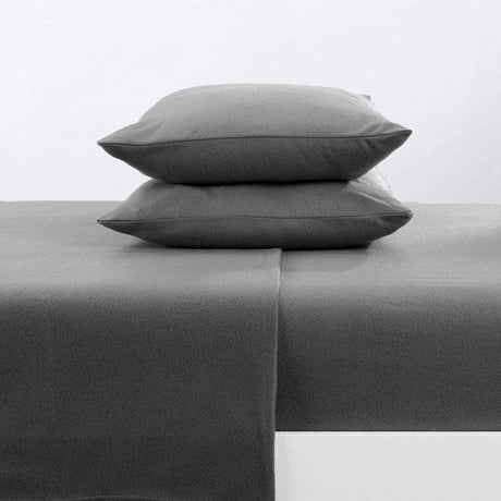 4-Piece Solid Fleece Sheet - Christina Collection