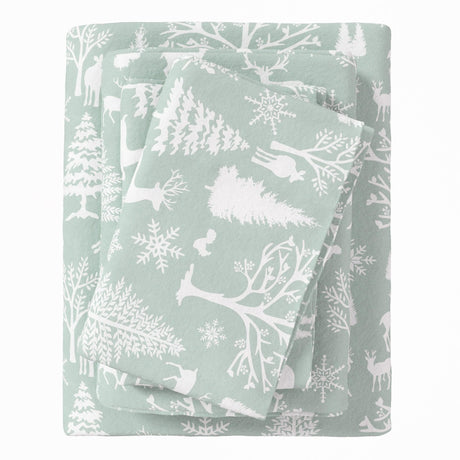 4-Piece Turkish Cotton Flannel Sheet - Lakeview Collection