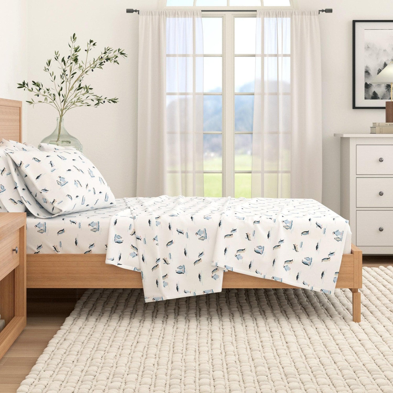 4-Piece Turkish Cotton Flannel Sheet - Lakeview Collection