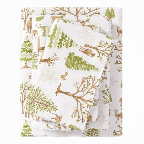 4-Piece Turkish Cotton Flannel Sheet - Lakeview Collection