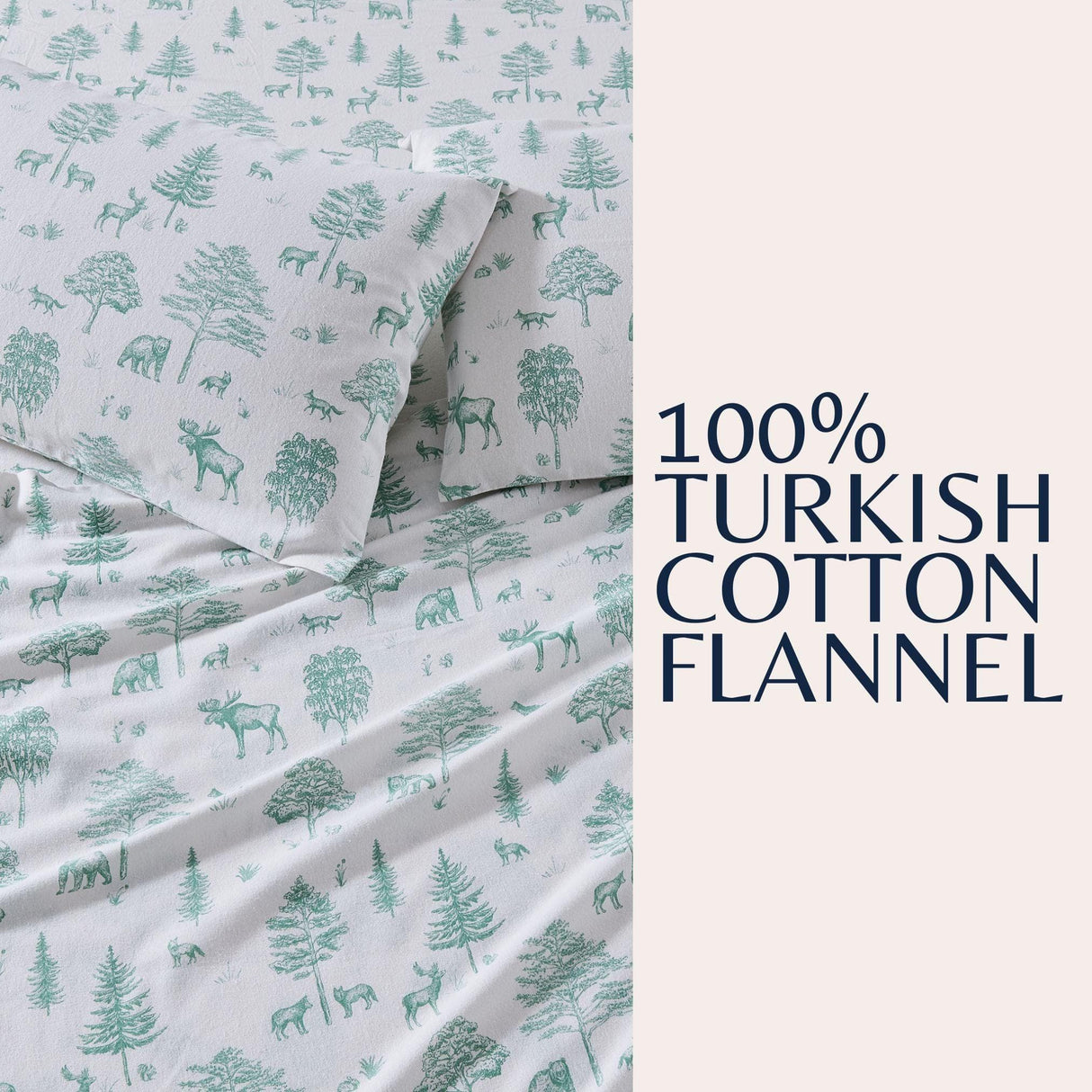 4-Piece Turkish Cotton Flannel Sheet - Stratton Collection