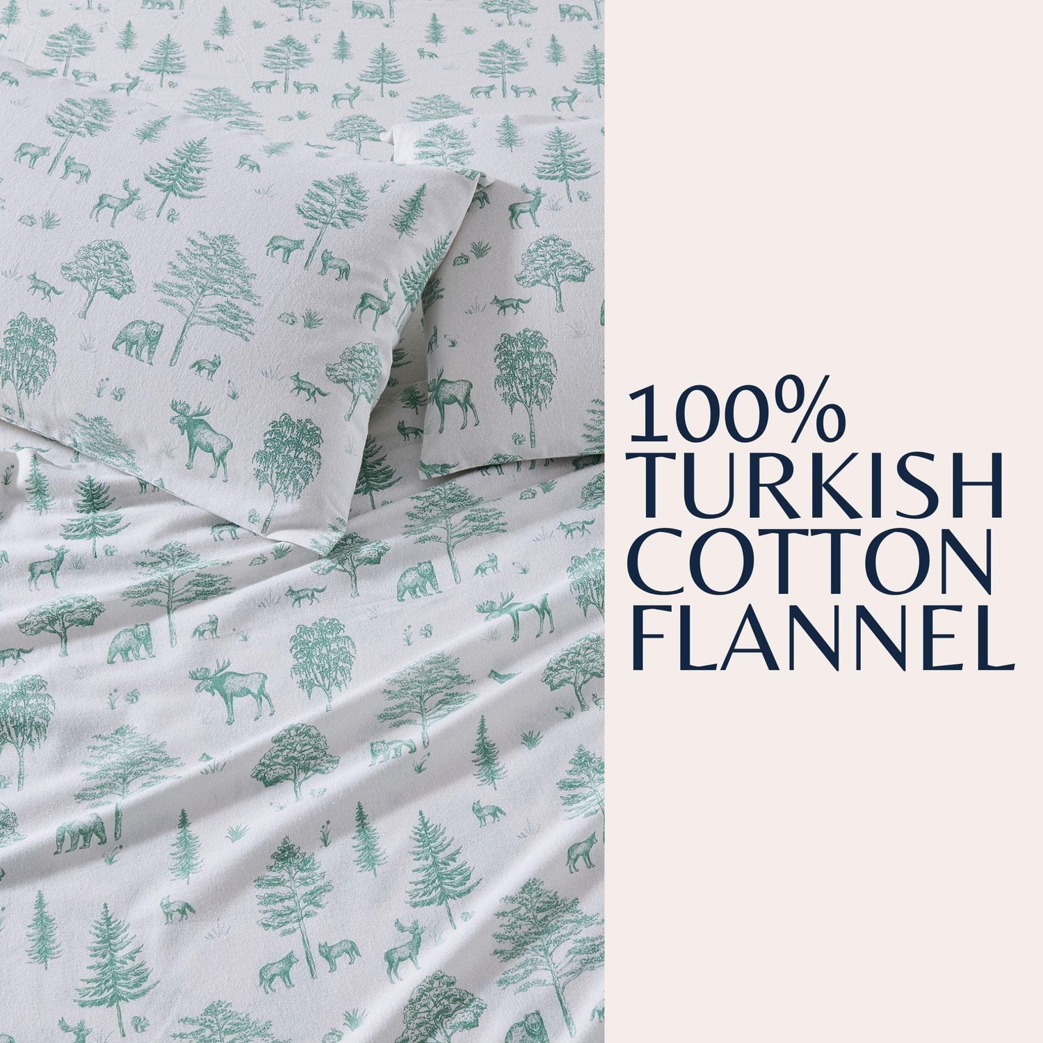 4-Piece Turkish Cotton Flannel Sheet - Stratton Collection