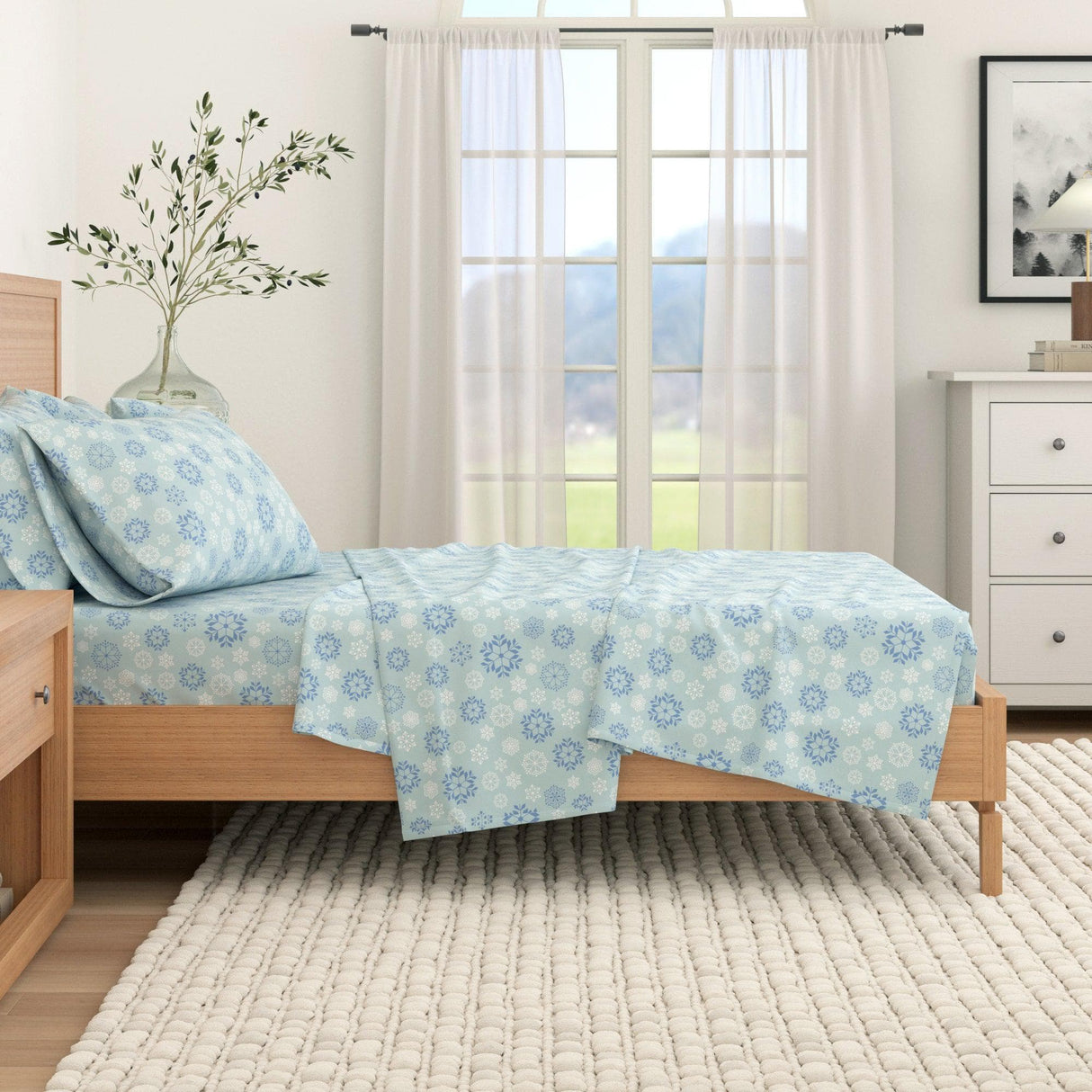 4-Piece Turkish Cotton Flannel Sheet - Stratton Collection