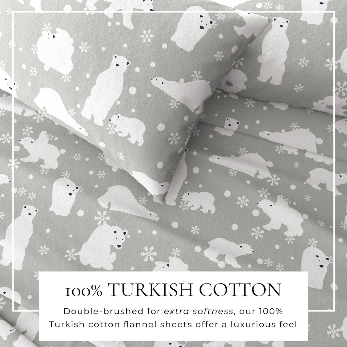 4-Piece Turkish Cotton Flannel Sheet - Stratton Collection